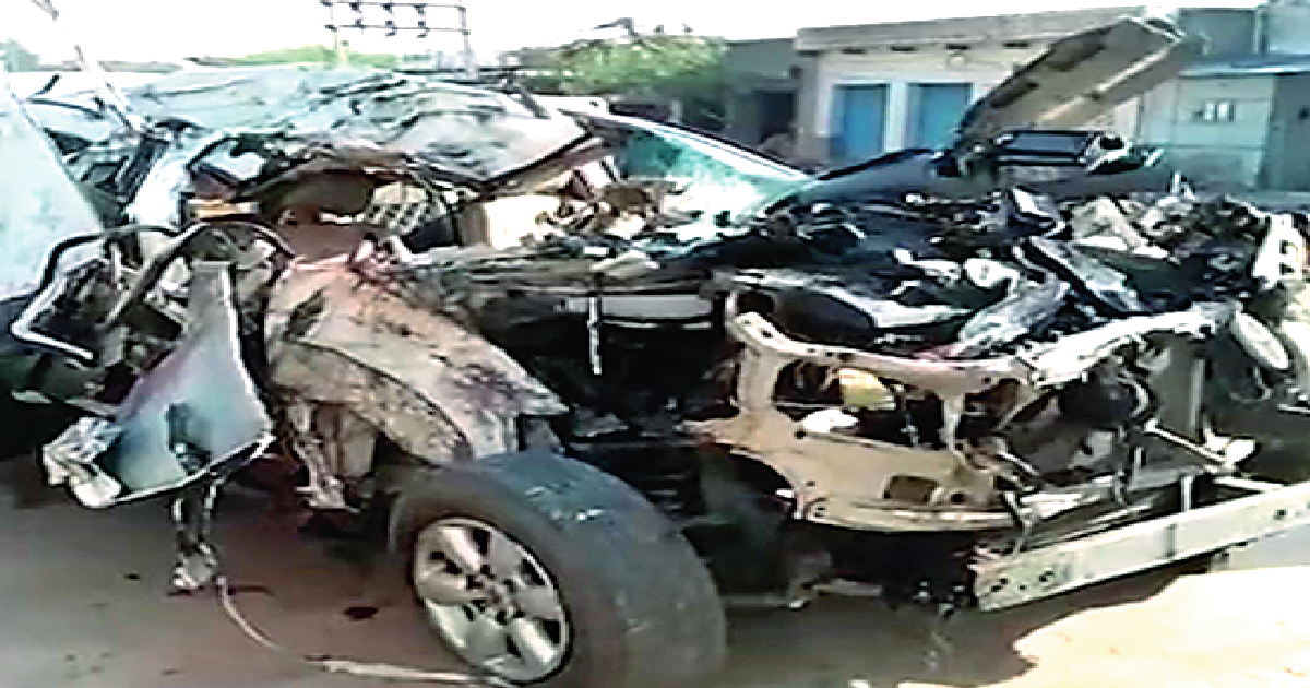 Four Gujarat cops, an accused killed in road accident in Jpr